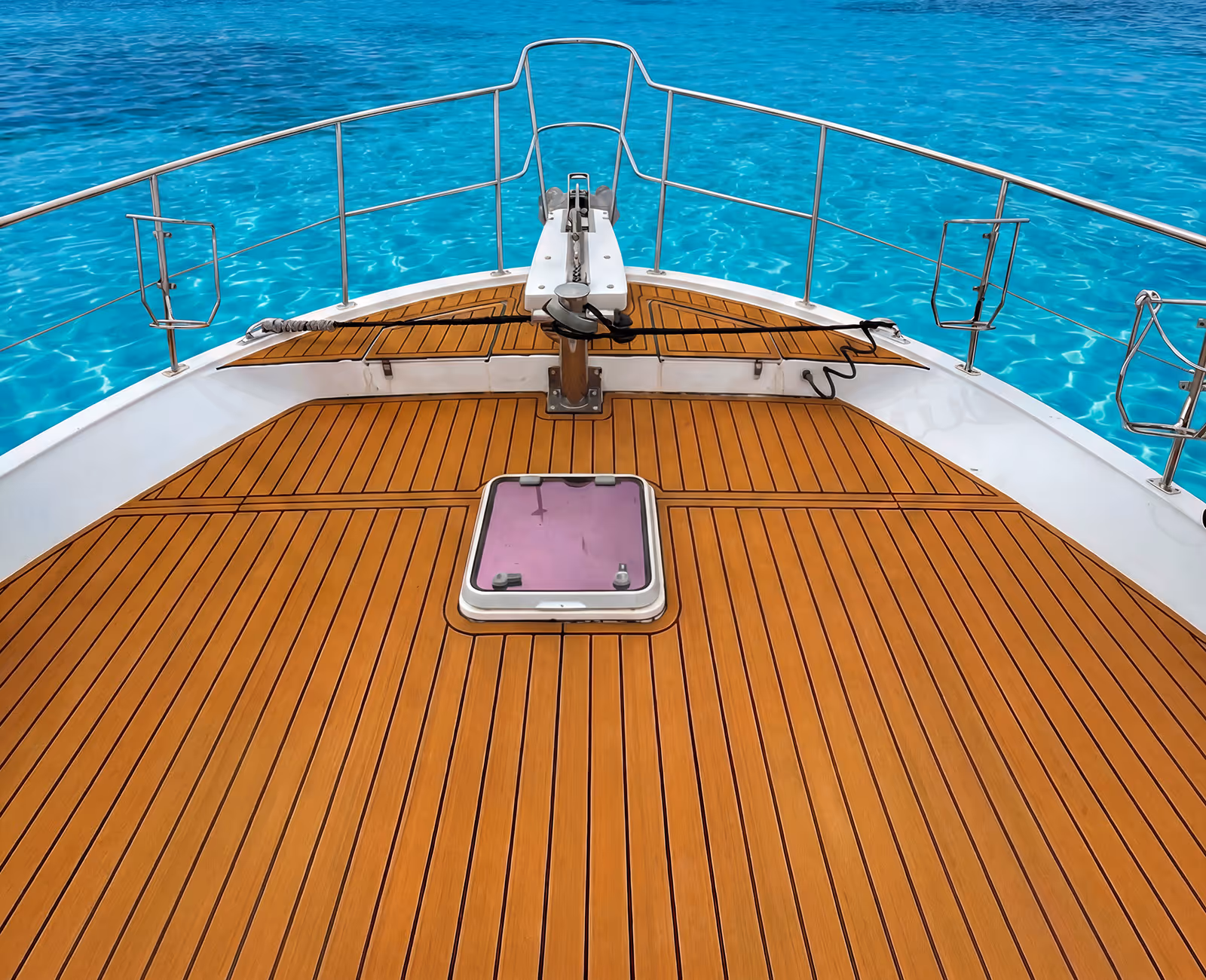 Marine X EVA flooring in Teak — photo 2